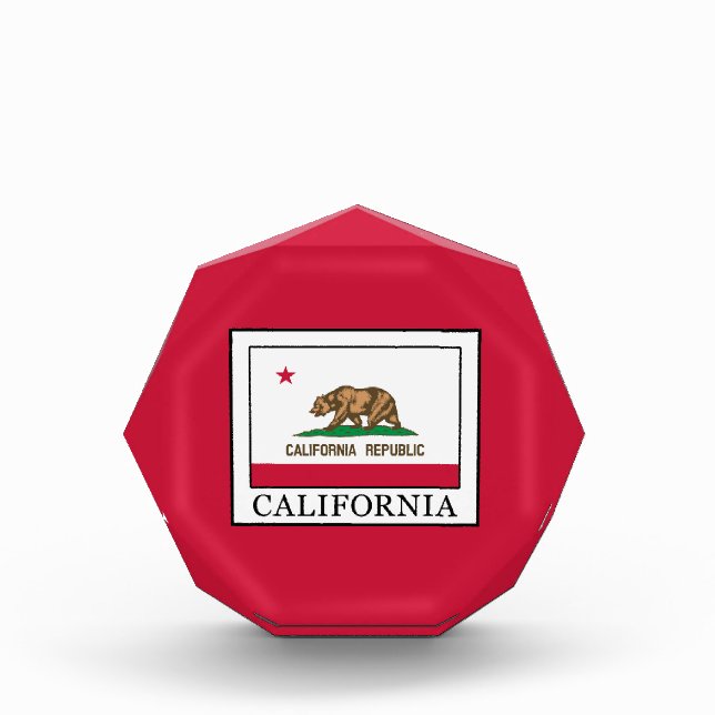 California Acrylic Award (Front)