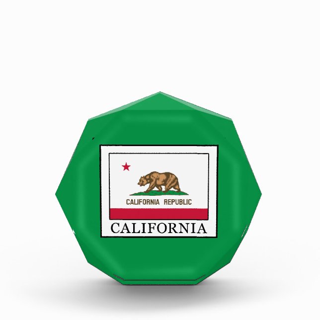 California Acrylic Award (Front)