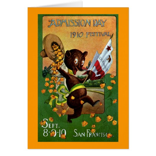 California Admission Day Festival Bear (Front)