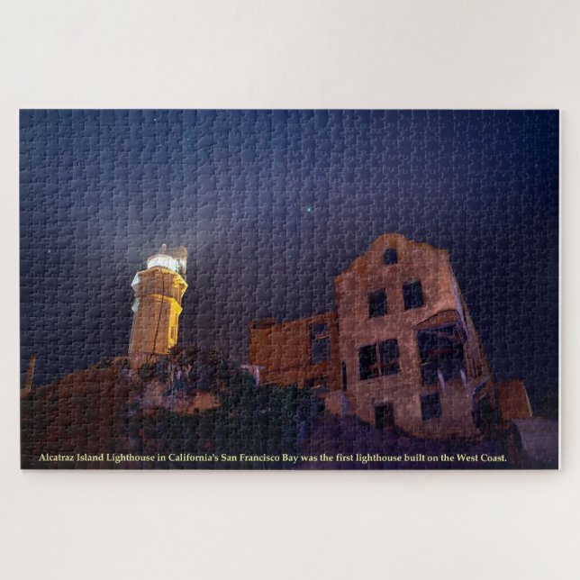 California Alcatraz Island Lighthouse Jigsaw Puzzle (Horizontal)