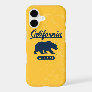 California Alumni Distressed Blue Bear iPhone 17 Case
