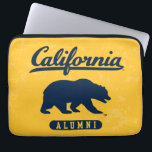 California Alumni | Distressed Blue Bear Laptop Sleeve<br><div class="desc">Check out these new UC Berkeley designs! Show off your Cal Bear pride with these new UC Berkeley products. These make perfect gifts for the Bears student, alumni, family, friend or fan in your life. All of these Zazzle products are customizable with your name, class year, or club. Go Bears!...</div>