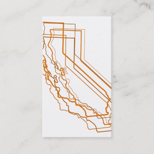 california amber blur business card