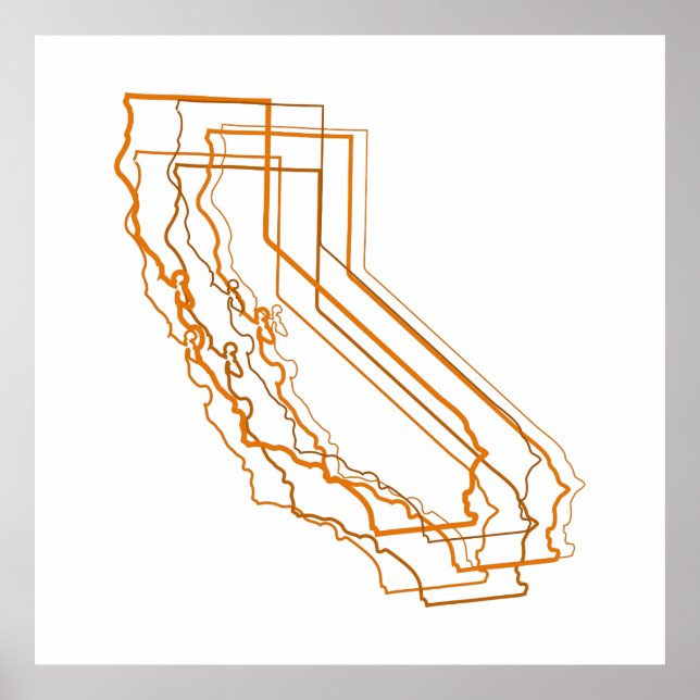 california amber blur poster (Front)