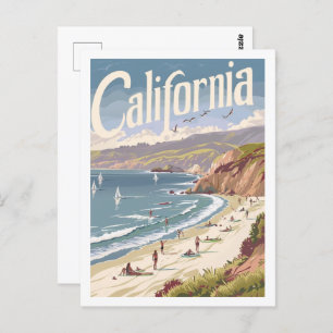 California America USA Famous Vintage Travel Place Postcard