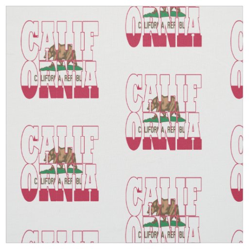 California American state flag Fabric