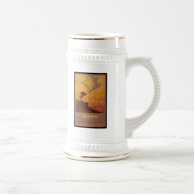 California. America's Vacation Land Beer Stein (Right)