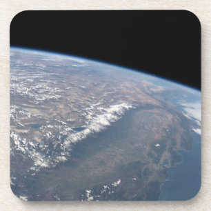 California And Nevada As Seen From Space. Beverage Coaster