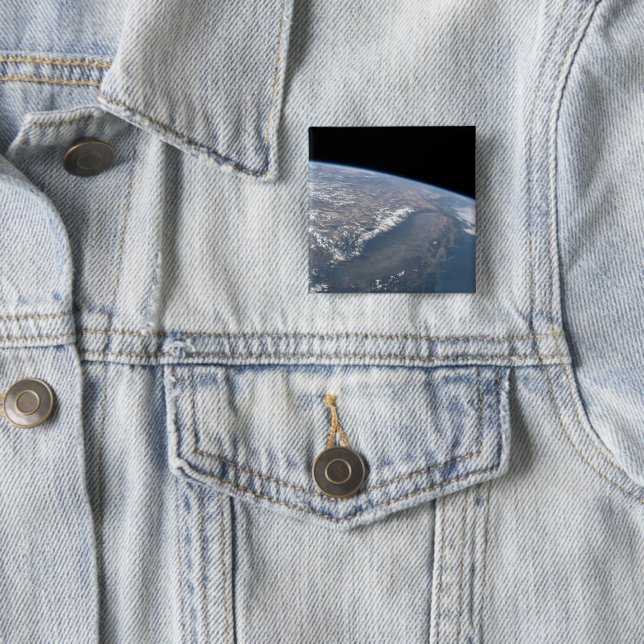 California And Nevada As Seen From Space. Button (In Situ)