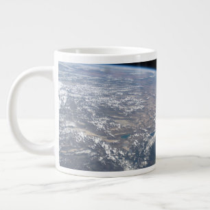 California And Nevada As Seen From Space. Giant Coffee Mug