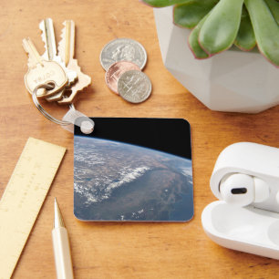 California And Nevada As Seen From Space. Keychain