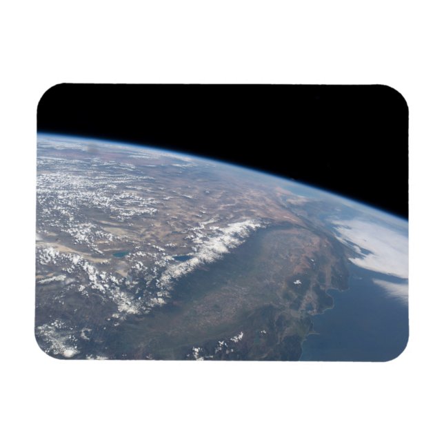 California And Nevada As Seen From Space. Magnet (Horizontal)
