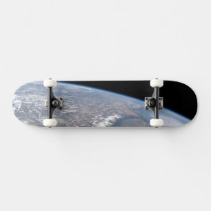 California And Nevada As Seen From Space. Skateboard