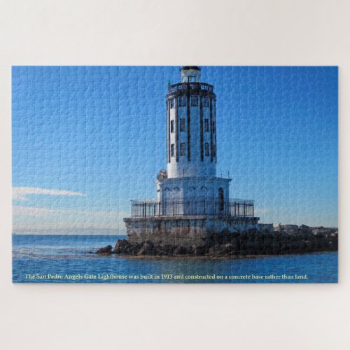 California Angels Gate Lighthouse Jigsaw Puzzle