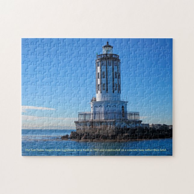 California Angels Gate Lighthouse Jigsaw Puzzle (Horizontal)