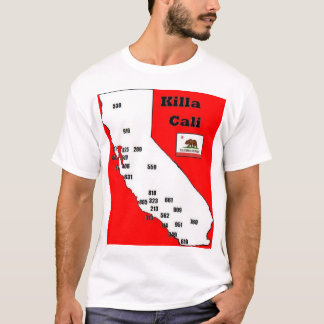California Area Codes Tee