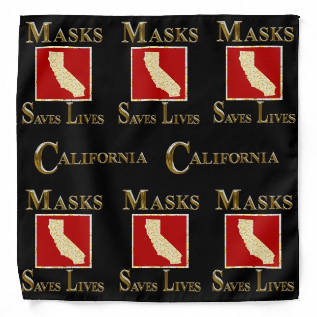 CALIFORNIA BANDANA (Front)