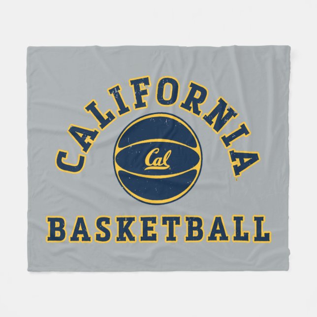 California Basketball | Cal Berkeley 5 Fleece Blanket (Front (Horizontal))