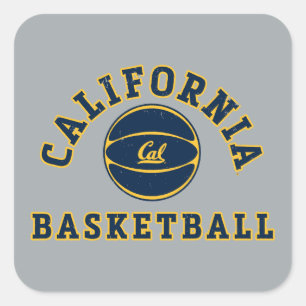California Basketball Cal Berkeley 5 Square Sticker