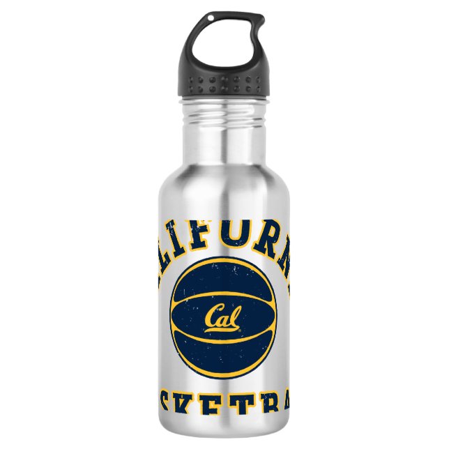 California Basketball | Cal Berkeley 5 Water Bottle (Front)