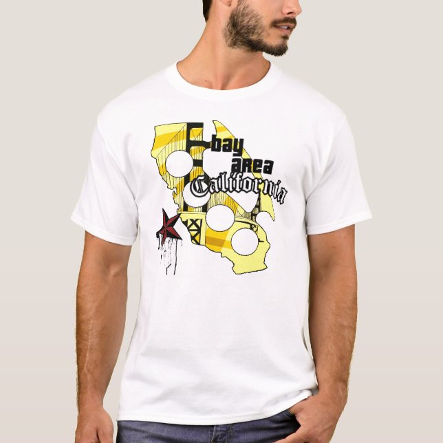 California Bay Area Brass Golden State T-Shirt (Front)