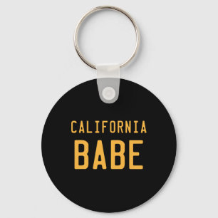 California Be Retro West Coast Socal Norcal Surfin Keychain