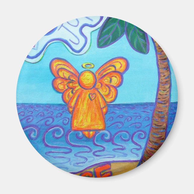 California Beach Angel Magnet (Front)