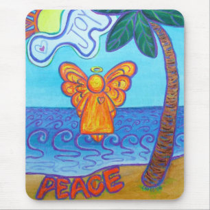 California Beach Angel Mousepad