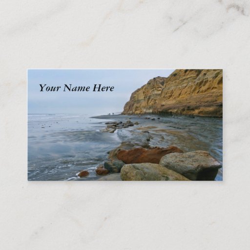 Customizable California Beach Business Cards