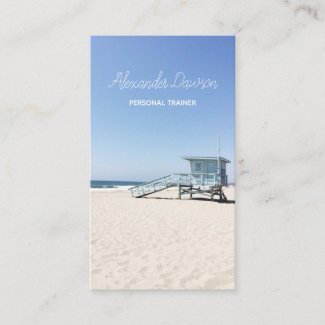 California Beach - Business Card