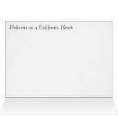 California Beach Card (Inside Horizontal (Top))