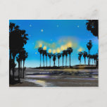 California Beach Hanukkah Postcard<br><div class="desc">California Beach Hanukkah Postcard. Original design and photography by Diane Heller,  2016.</div>