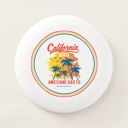 California Beach Life Dad Wham_O Frisbee