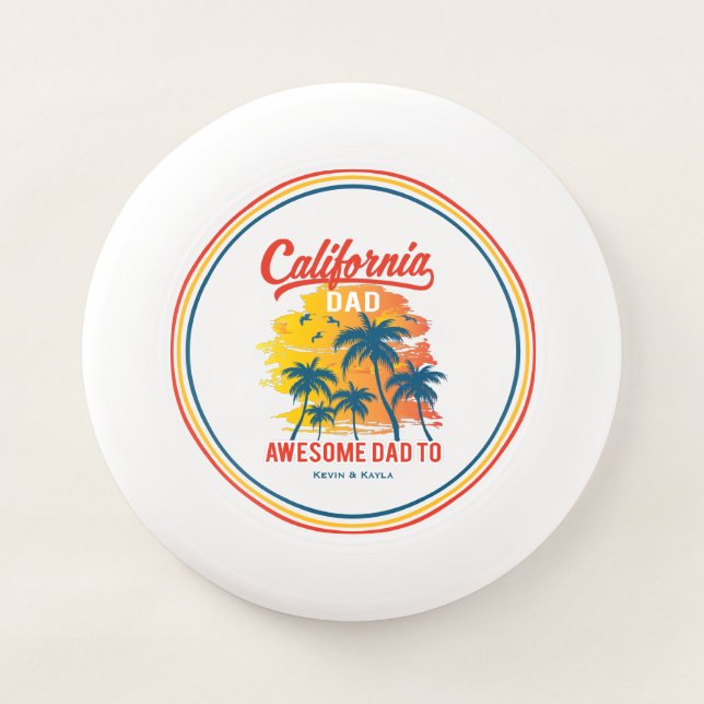 California Beach Life Dad Wham-O Frisbee (Front)