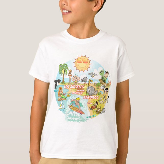 California Beach Life T-Shirt (Front)