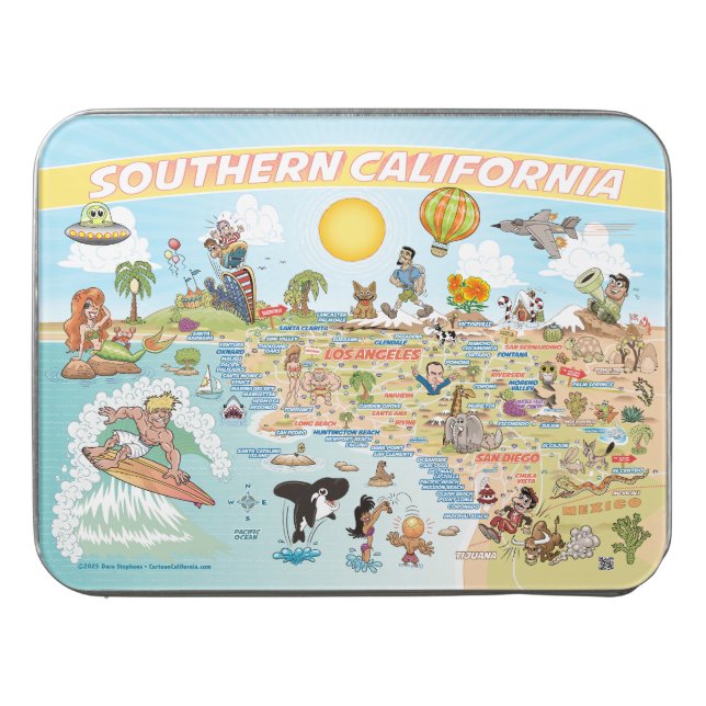 California Beach Paradise Jigsaw Puzzle (Case Horizontal)