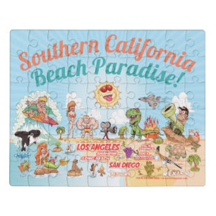 California Beach Paradise Jigsaw Puzzle