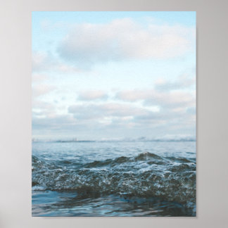 California Beach Sunset Photo Poster