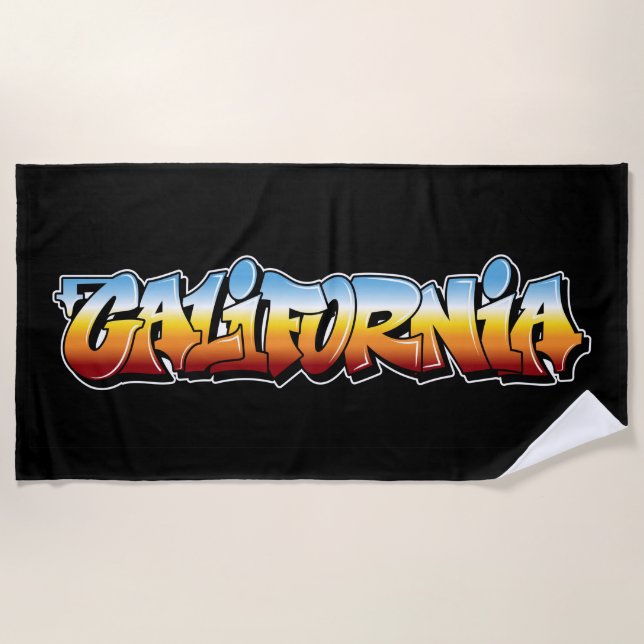 California Beach Towel (Front)