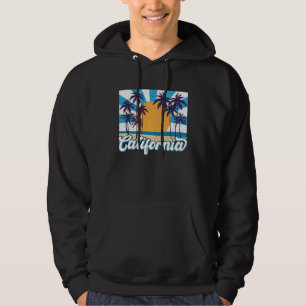 California beach USA woman men children 2 Hoodie