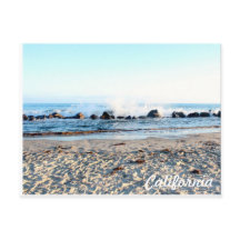 California Beaches Postcard | Waves