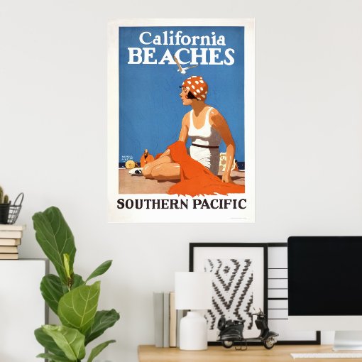 California Beaches Poster Zazzle