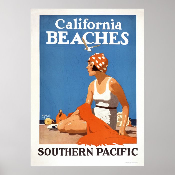 California Beaches Posters