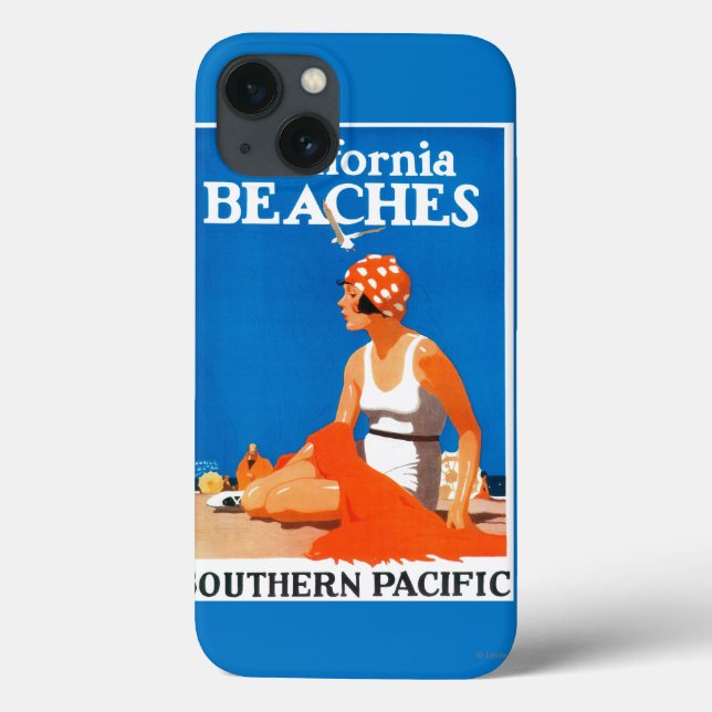 California Beaches Promotional Poster Case-Mate iPhone Case (Back)