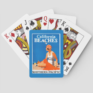 California Beaches Promotional Poster Poker Cards