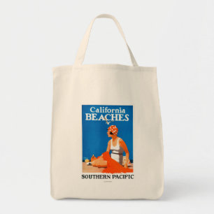 California Beaches Promotional Poster Tote Bag