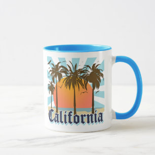 California Beaches Sunset Mug