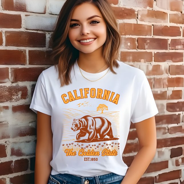 California Bear Art – Golden State  Tri-Blend Shirt (Creator Uploaded)