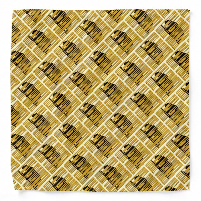 CALIFORNIA Bear Bandana (Front)