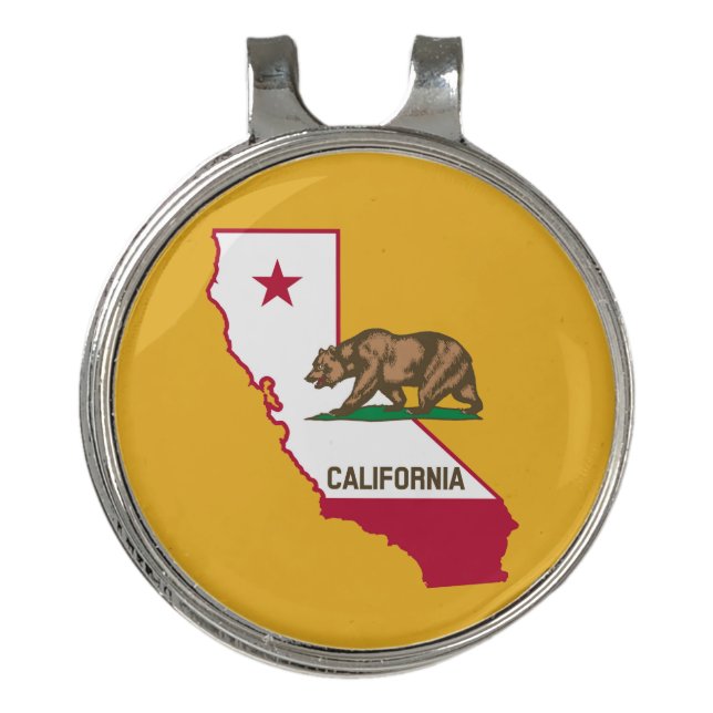 California Bear Golf Hat Clip (Front)